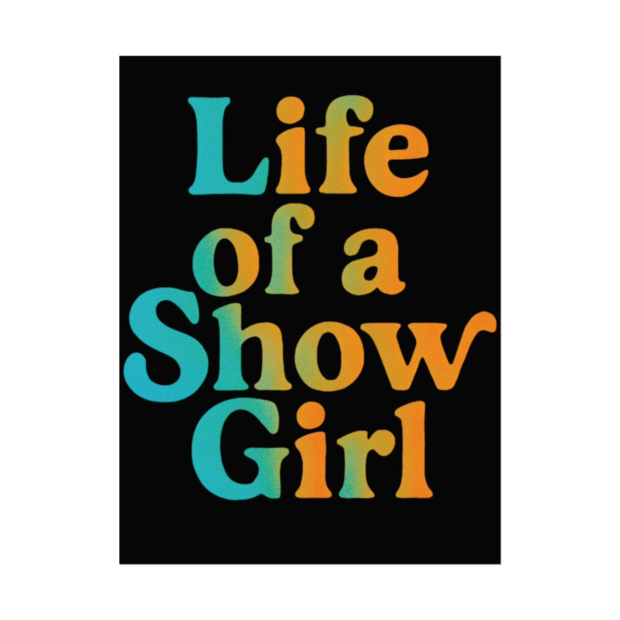 Taylor Swif Poster 18in x 24in Life Of A Showgirl Poster