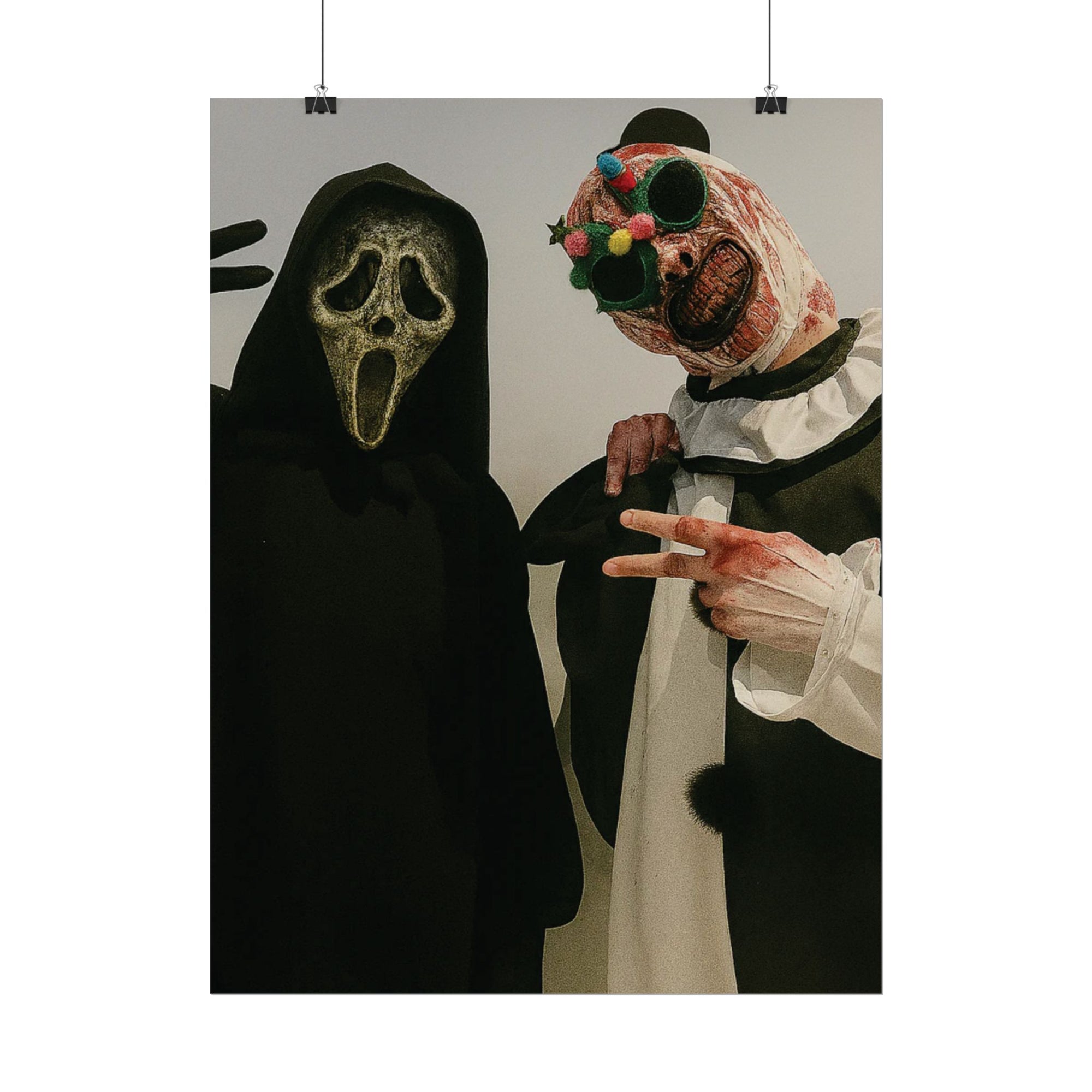 Art The Clown Poster 18in x 24in Poster Art the clown and Scream poster