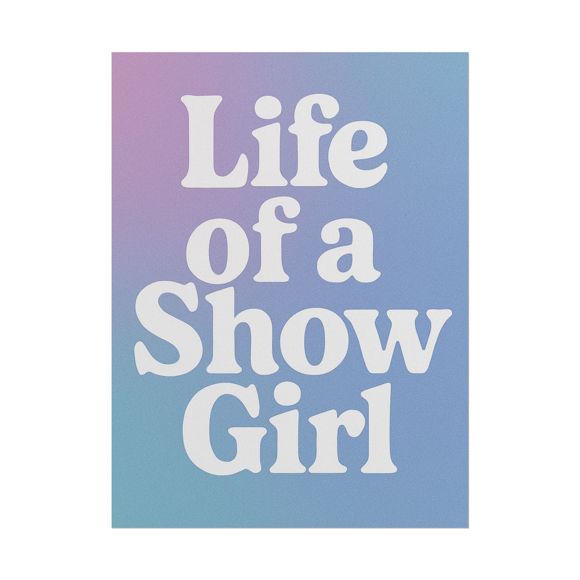 Life Of A Showgirl Poster 18in x 24in Poster Taylor Swi ft Poster