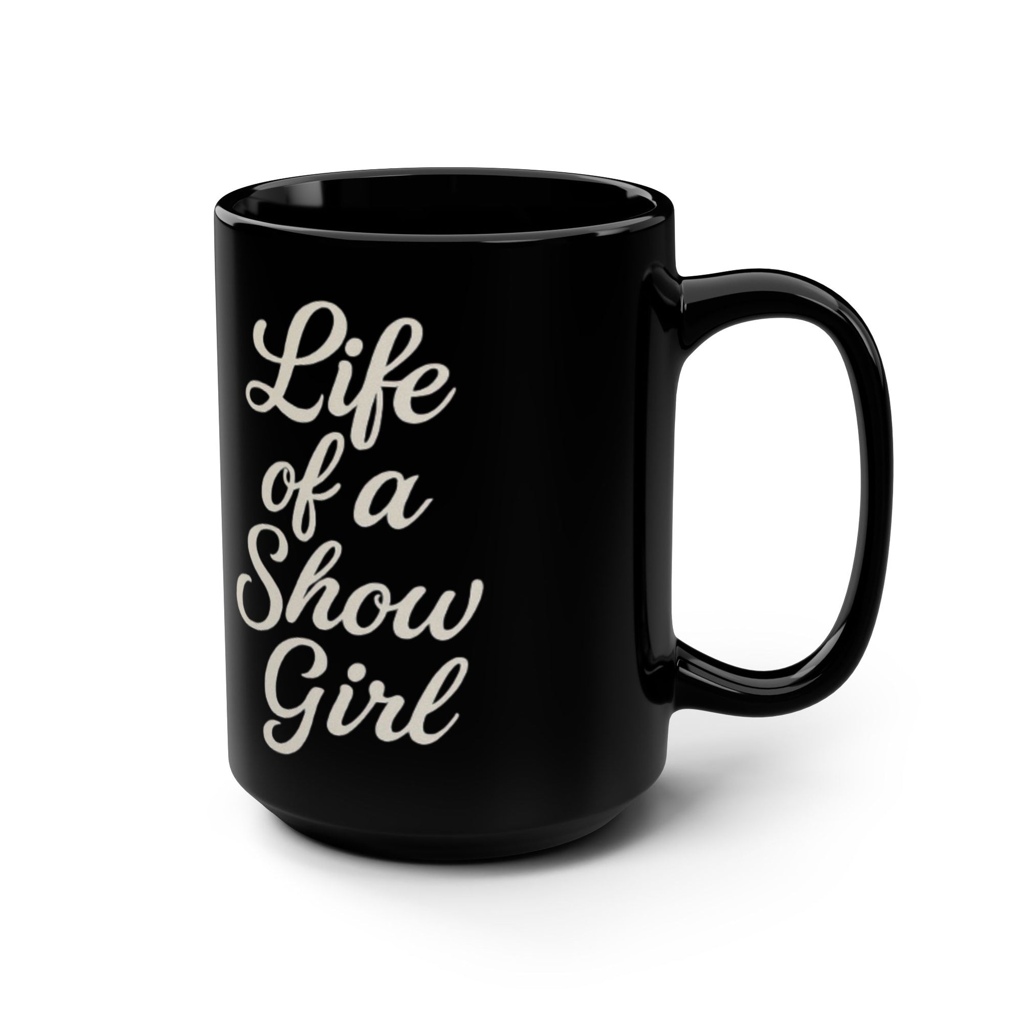 Life Of A Showgirl Black Mug, 15oz Taylor S wift Mug
