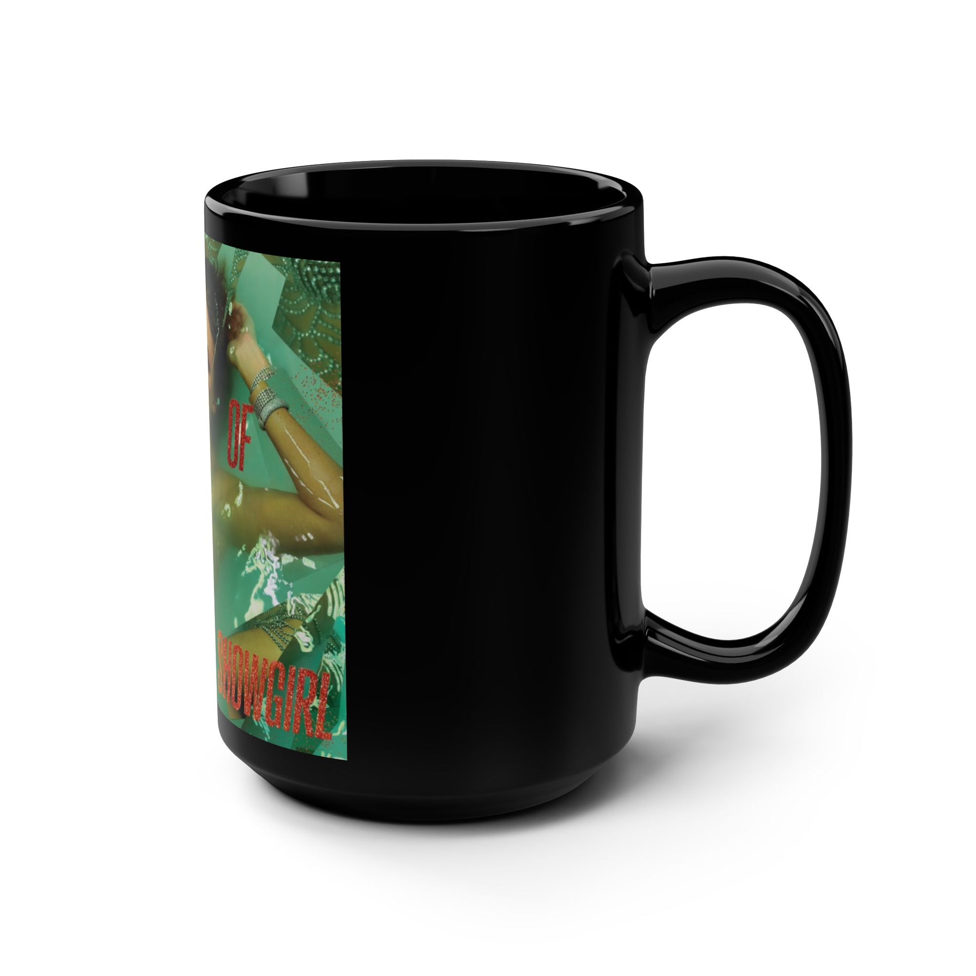 Life Of A Showgirl Black Mug, 15oz Taylor S wift Mug