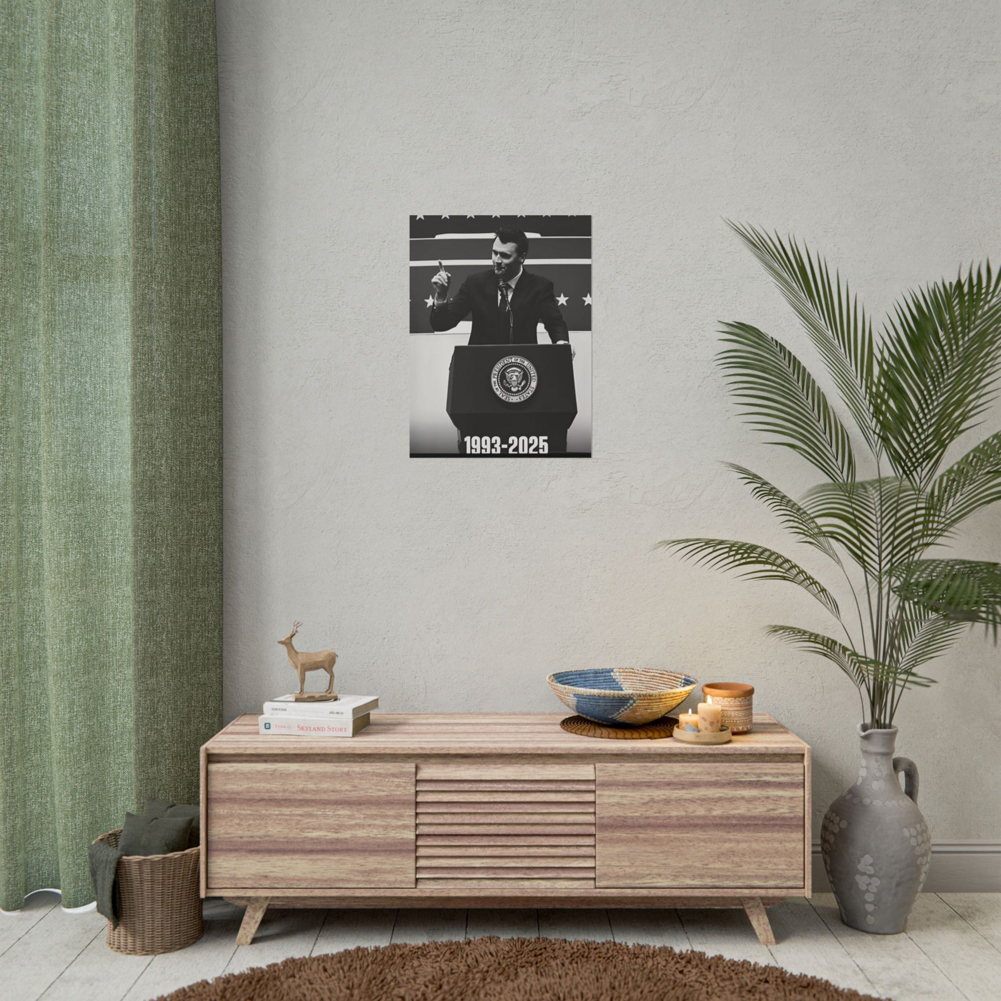 Charlie Kirk Poster 18in x 24in Poster Justice For Charlie kirk merch