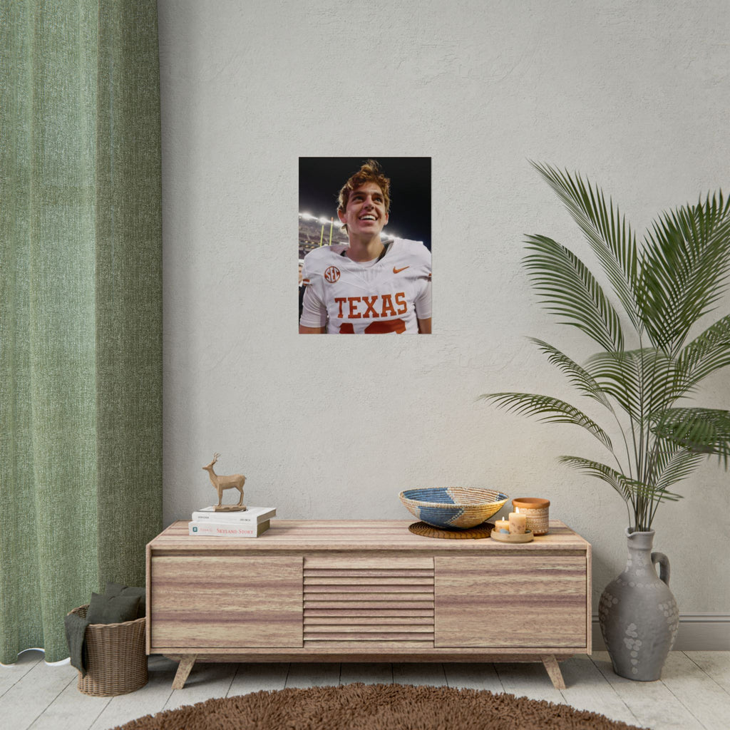 Arch Manning Poster 18in x 24in Texas Longhorns Arch Manning Poster