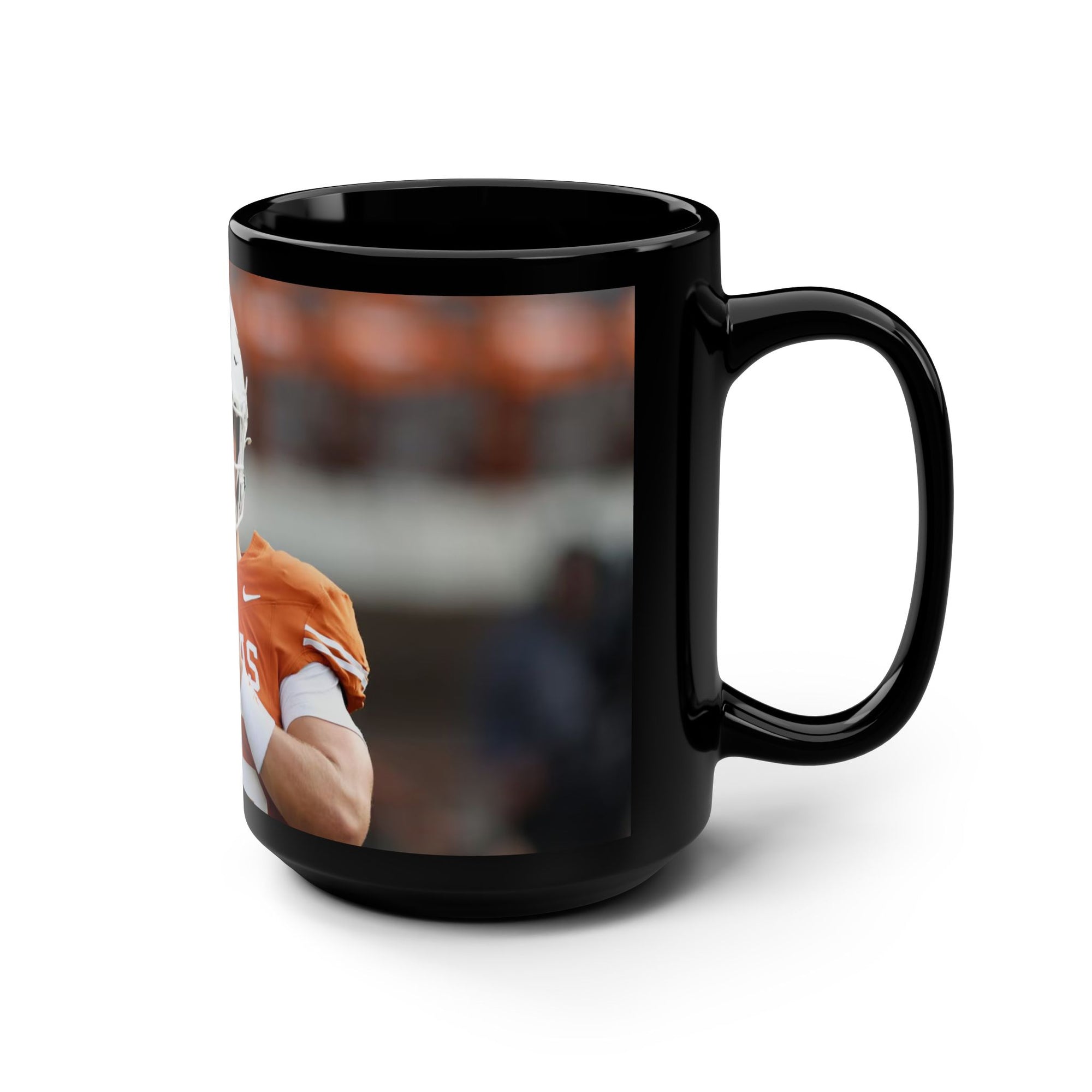 Arch Manning Black Mug, 15oz Texas Longhorns Coffee Mug Gift