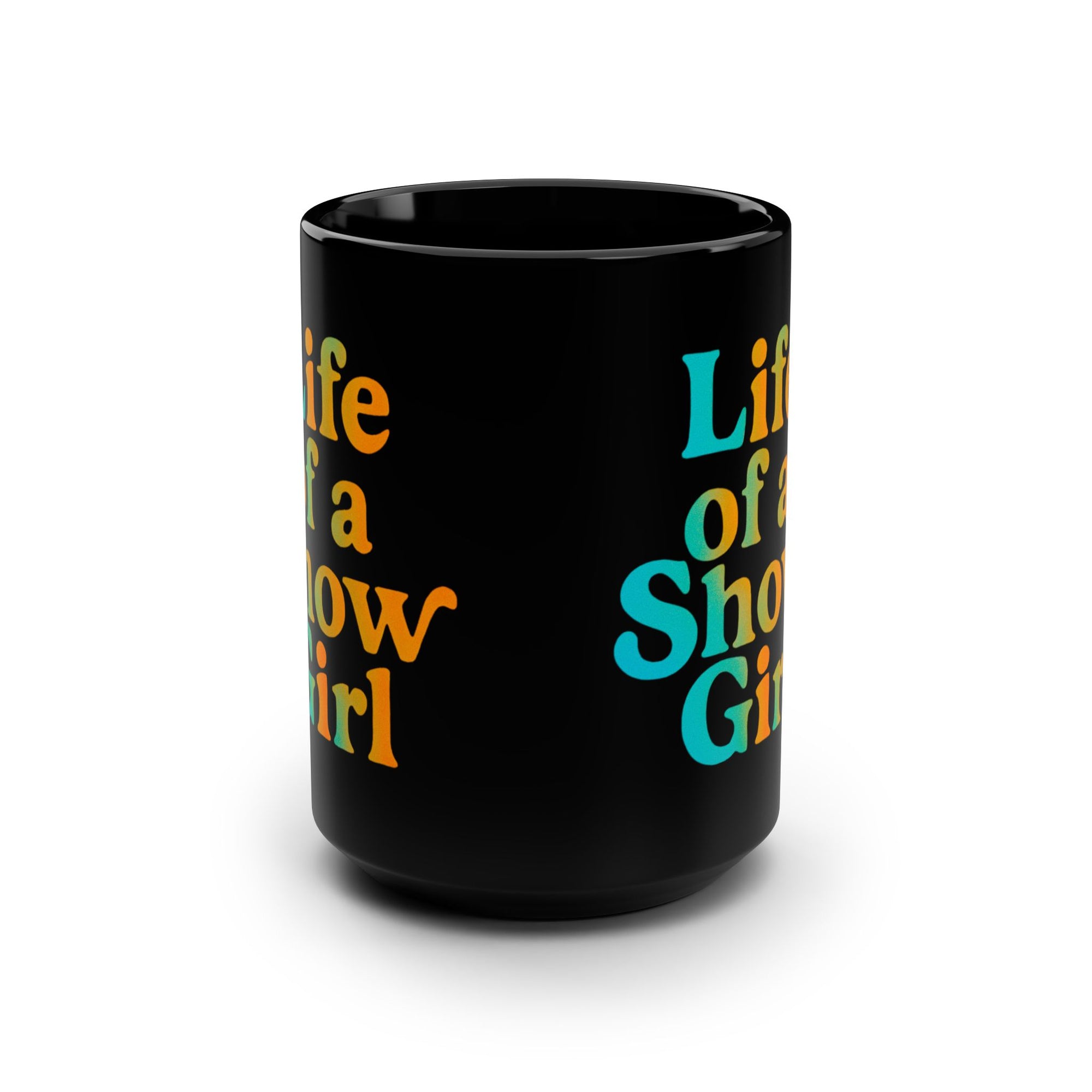 Life Of A Showgirl Black Mug, 15oz Taylor S wift Mug