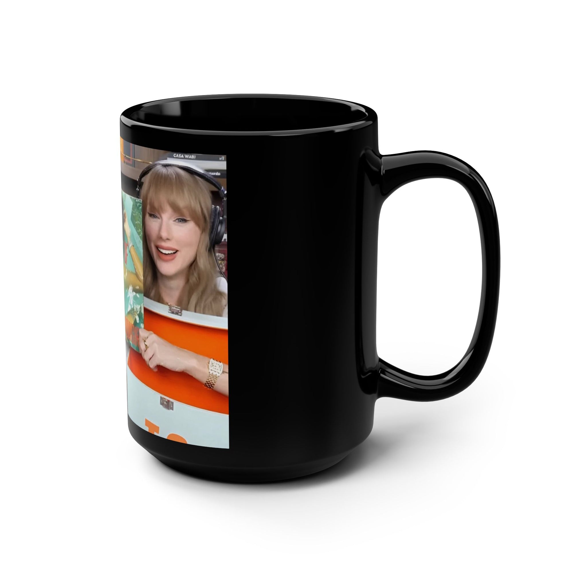 Taylor S Black Mug, 15oz Life Of A Showgirl Coffee Mug