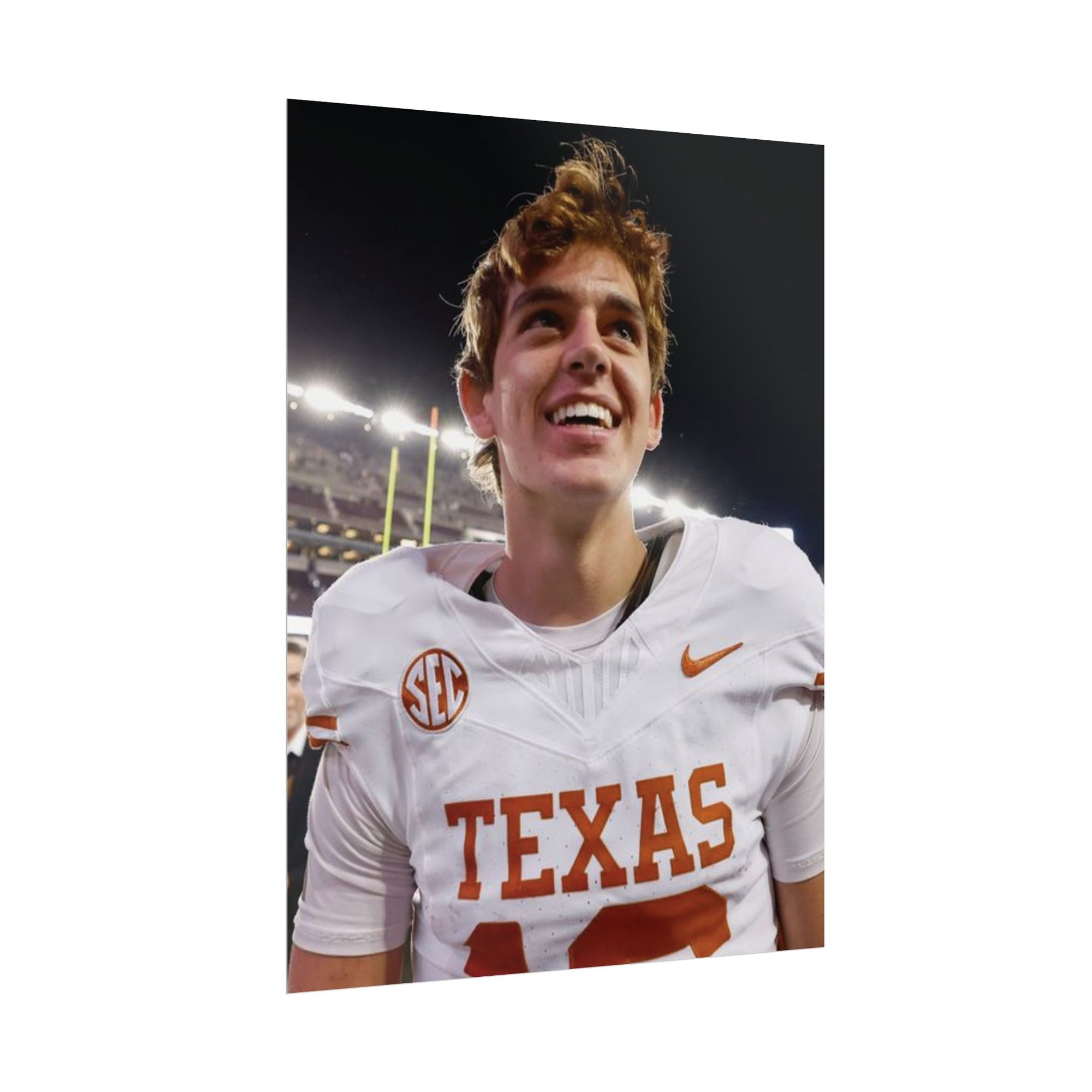 Arch Manning Poster 18in x 24in Texas Longhorns Arch Manning Poster