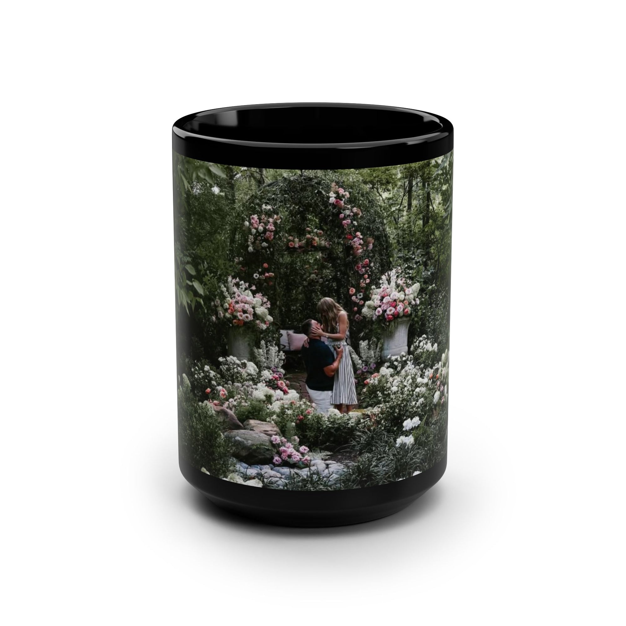 Taylor and Travis Engagement Black Mug, 15oz Life Of A Showgirl Coffee Mug