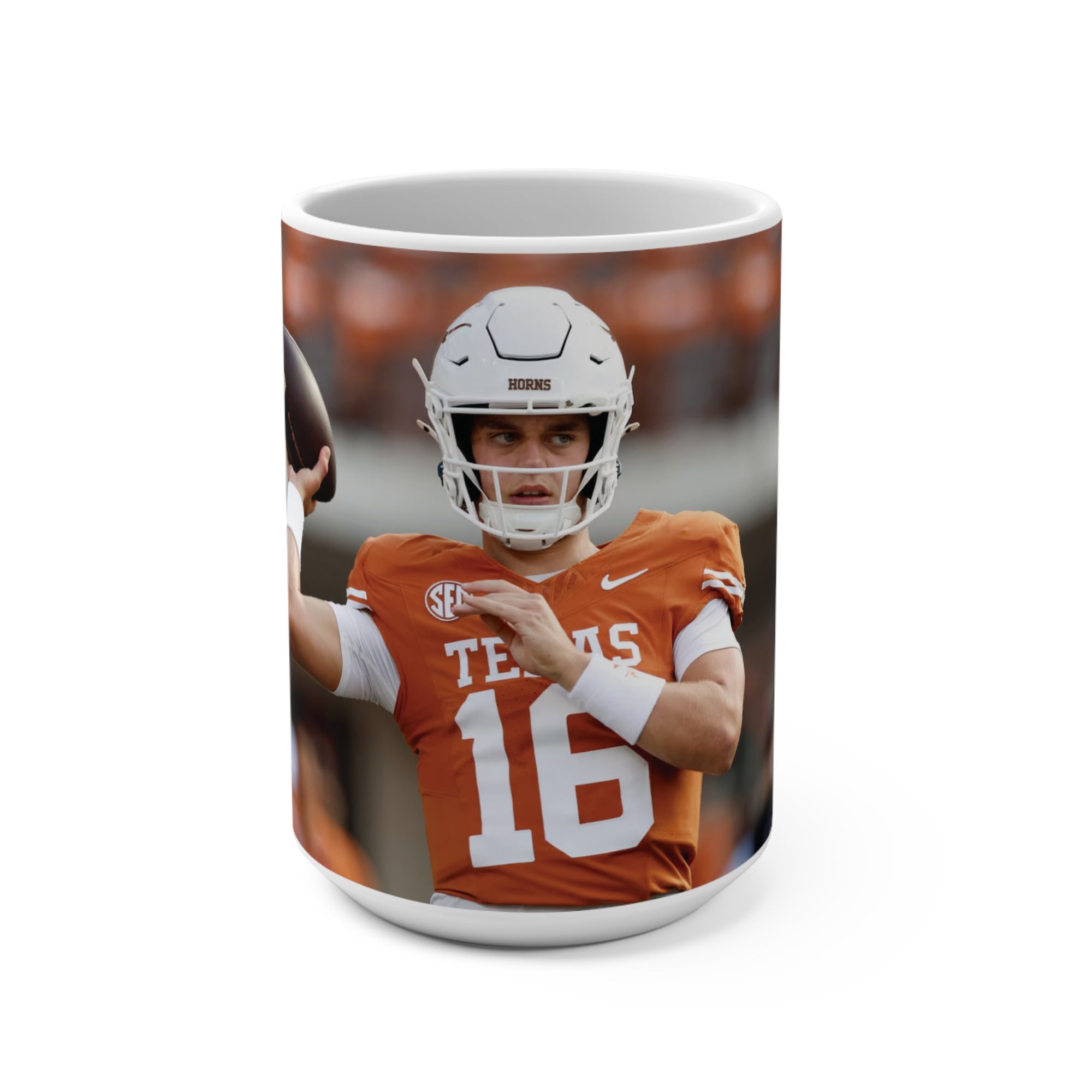 Arch Manning Coffee Mug 15oz Texas Longhorns Mug