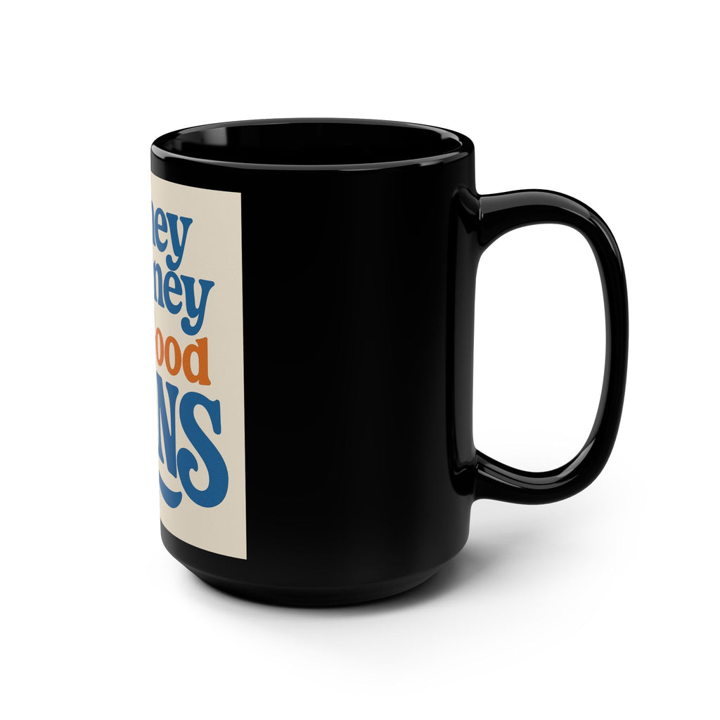 Sydney Sweeney Has Good Jeans Black Mug, 15oz Sydney Sweeney Coffee Mug
