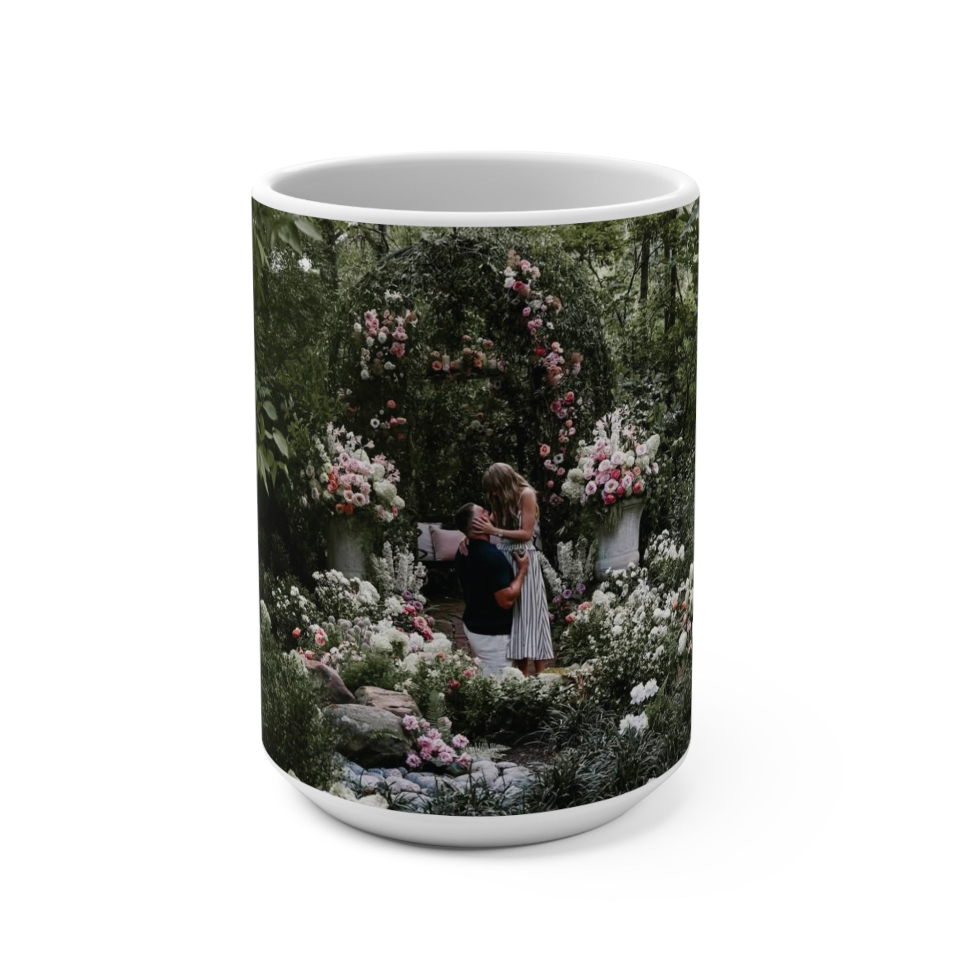 Taylor and Travis Engagement Coffee Mug 15oz