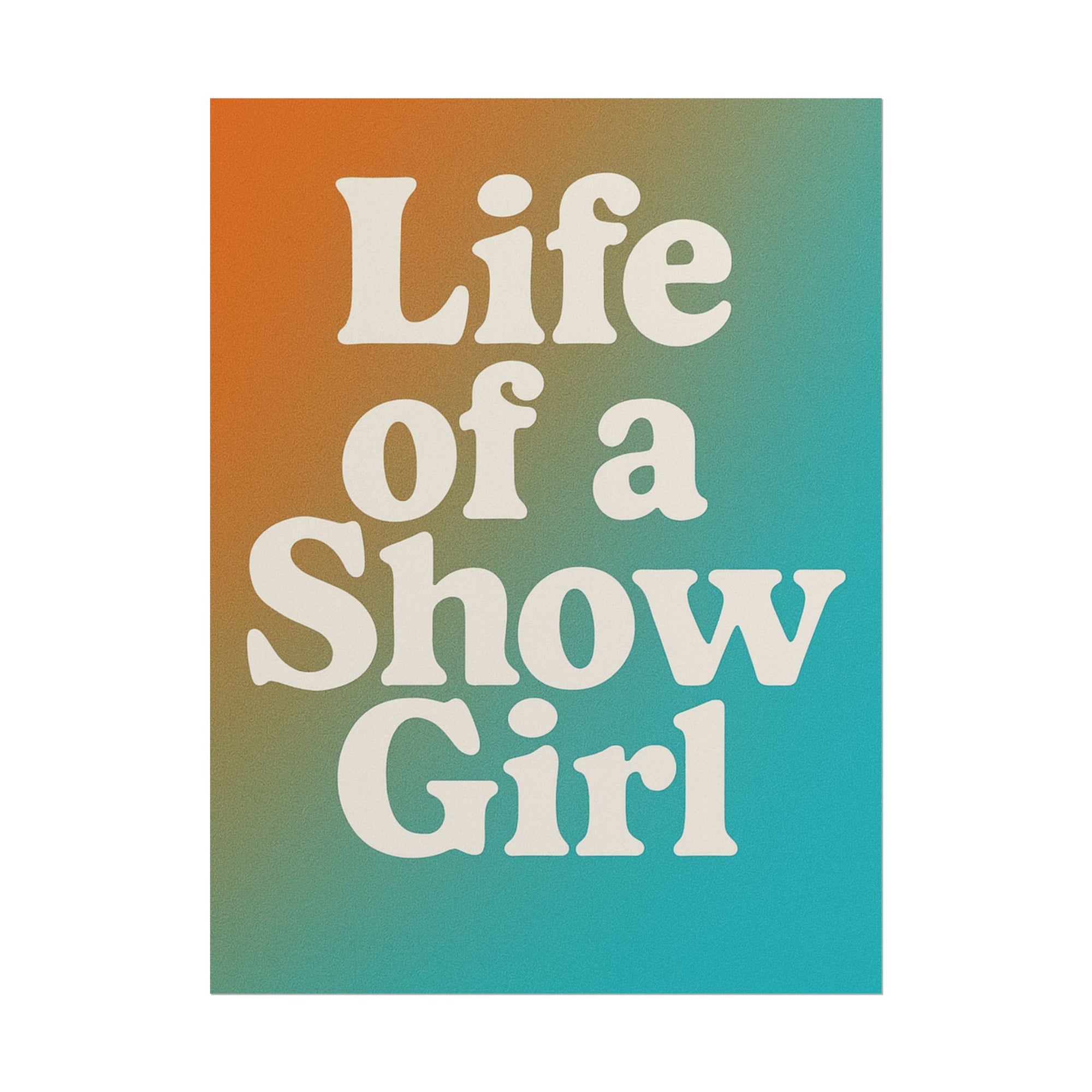 Taylor Swif Poster 18in x 24in Life Of A Showgirl Poster