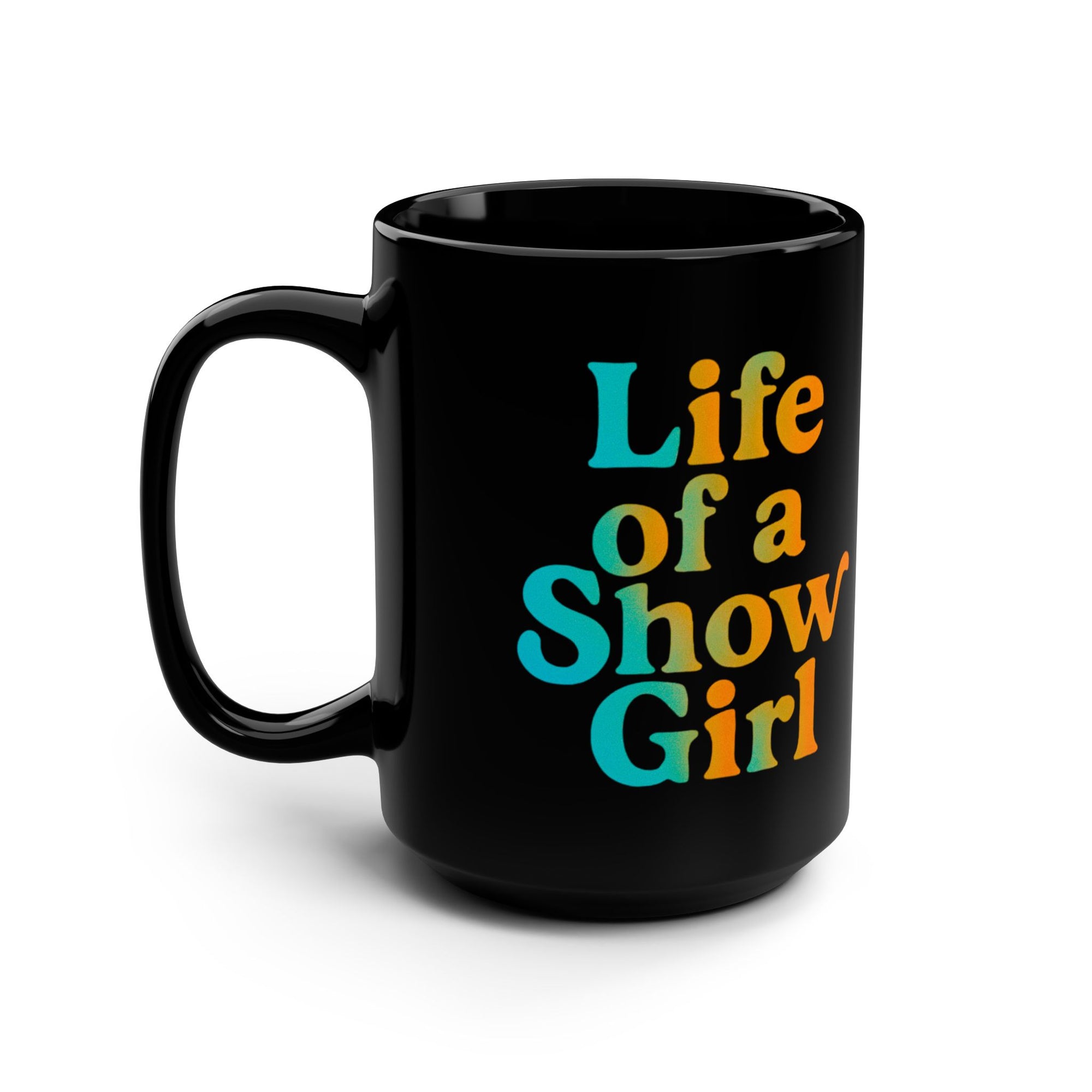 Life Of A Showgirl Black Mug, 15oz Taylor S wift Mug