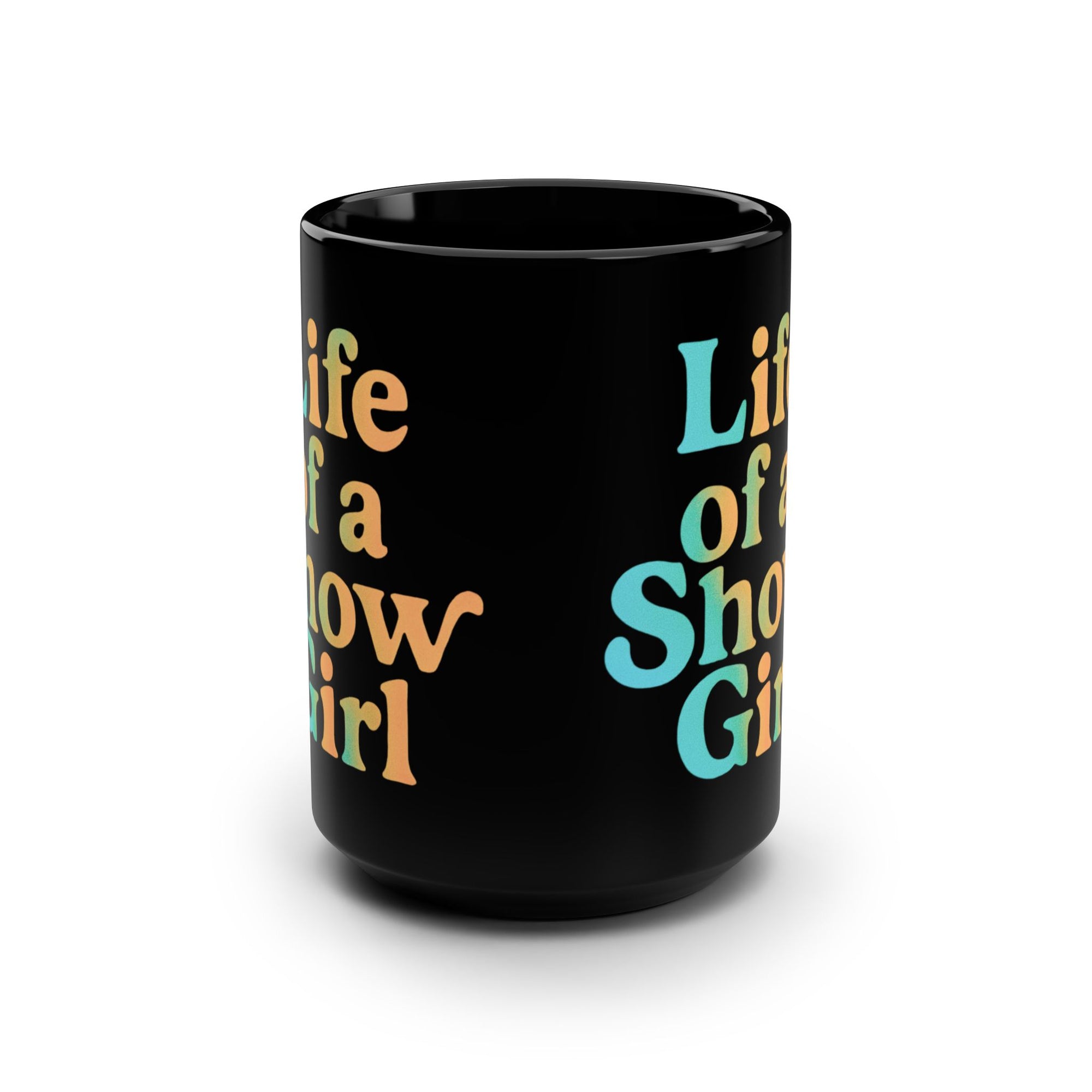 Life Of A Showgirl Black Mug, 15oz Taylor S wift Mug