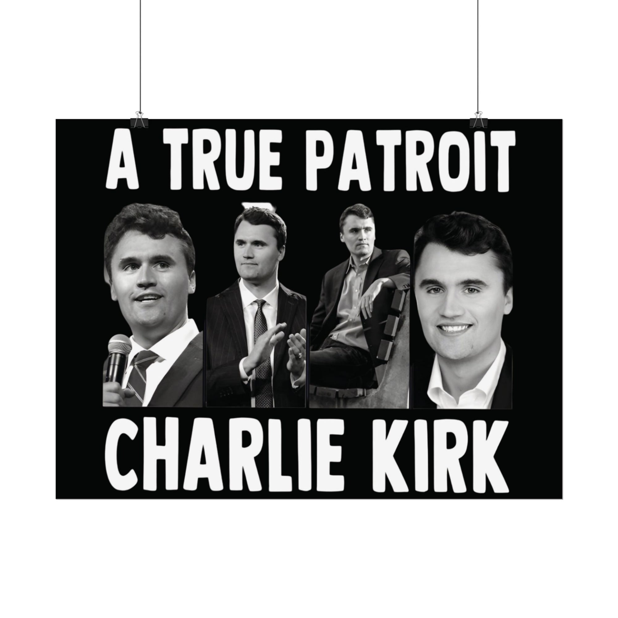 Charlie Kirk Poster 18in x 24in America loves charlie kirk poster