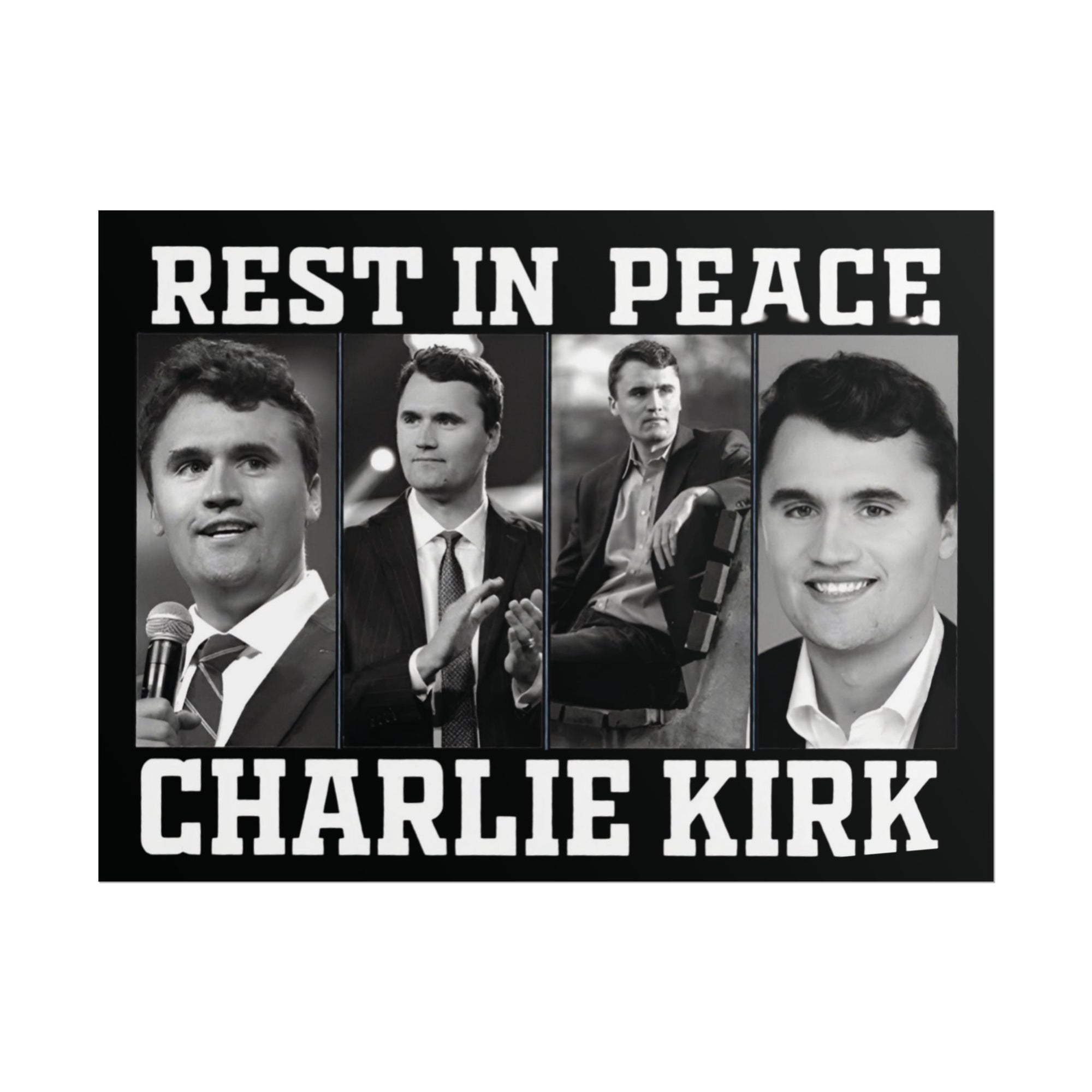 Charlie Kirk Poster 18in x 24in America loves charlie kirk poster charlie kirk merch