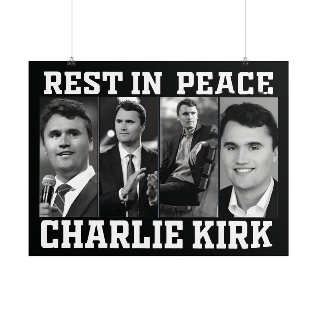 Charlie Kirk Poster 18in x 24in America loves charlie kirk poster charlie kirk merch