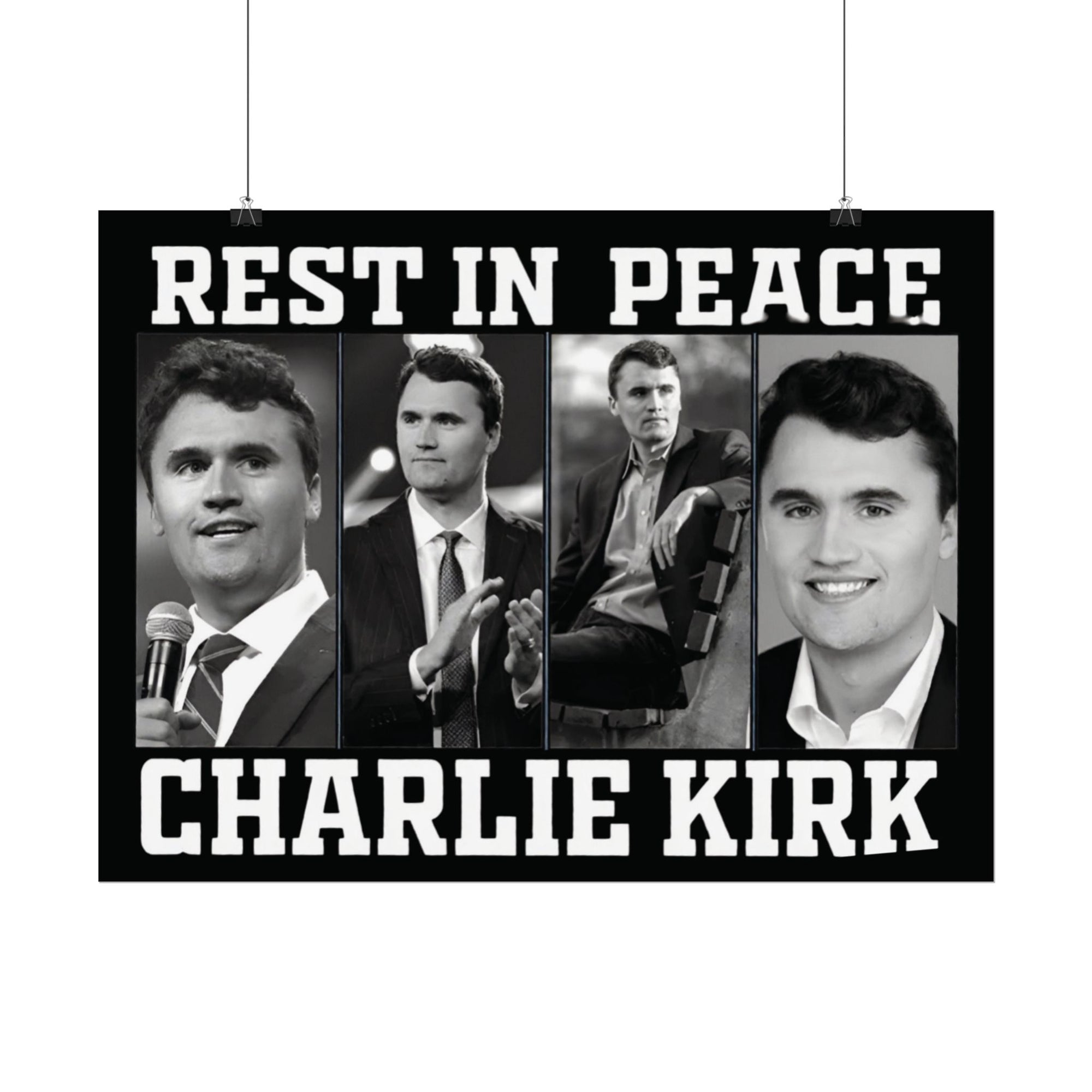 Charlie Kirk Poster 18in x 24in America loves charlie kirk poster charlie kirk merch