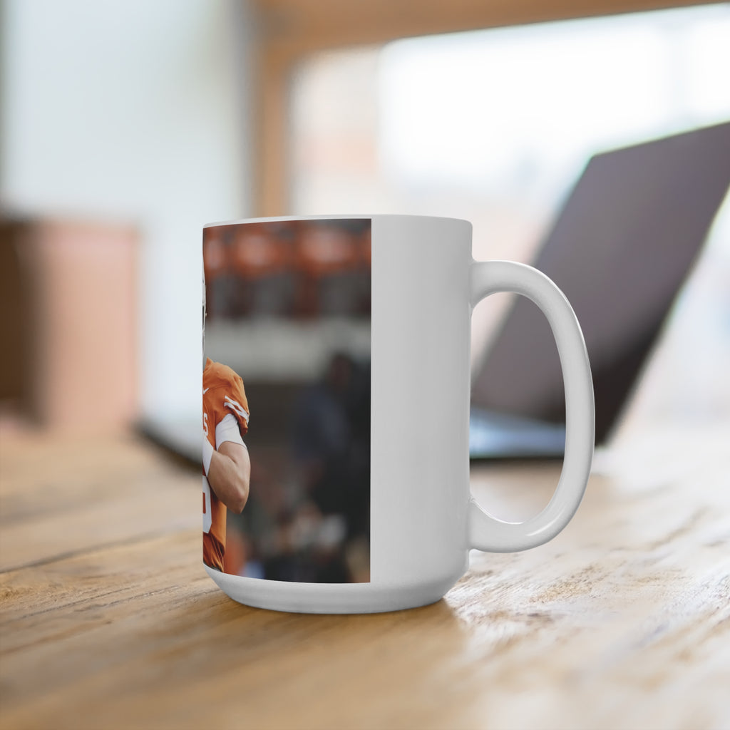 Arch Manning Coffee Mug 15oz Texas Longhorns Mug