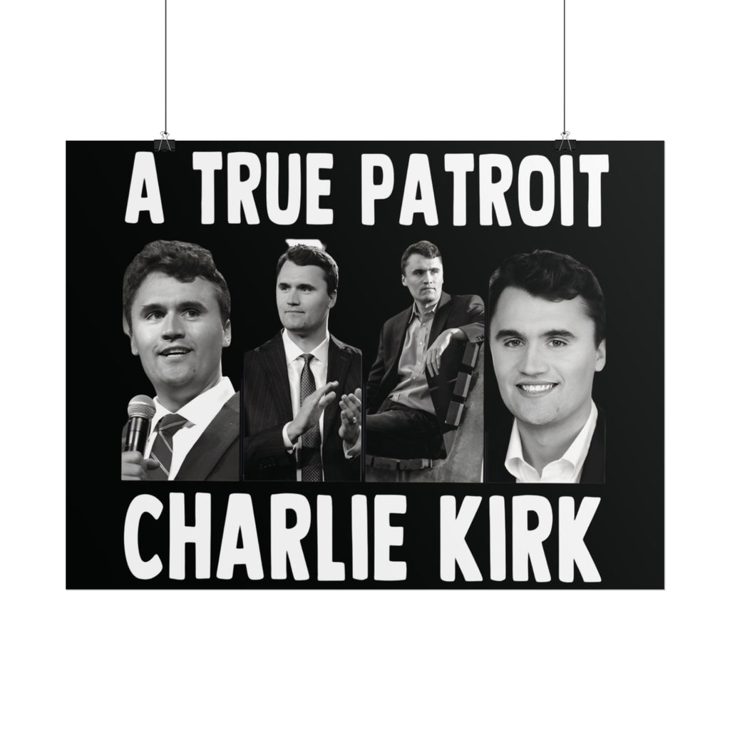 Charlie Kirk Poster 18in x 24in America loves charlie kirk poster