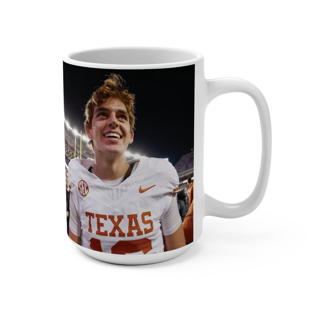 Arch Manning Coffee Mug 15oz Texas Longhorns Mug