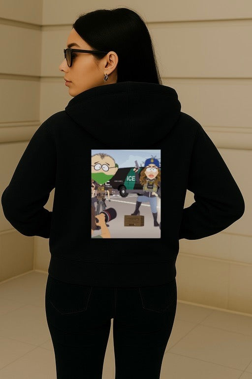 Kristi Noem South Park Hoodie, Oversized Graphic Sweatshirt