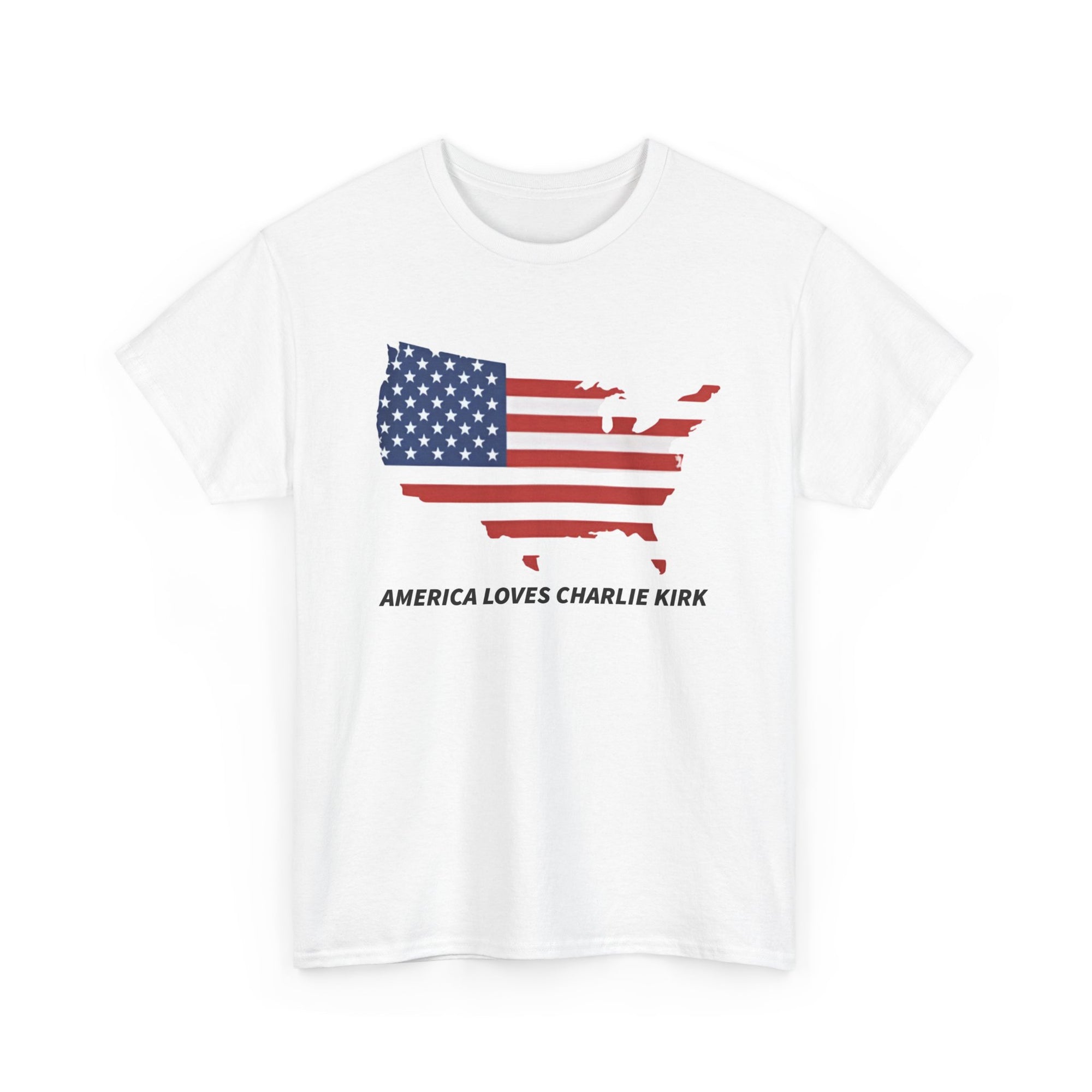 Charlie Kirk Shirt S-5XL Pray For Charlie Kirk T-Shirt America Loves Charlie Kirk