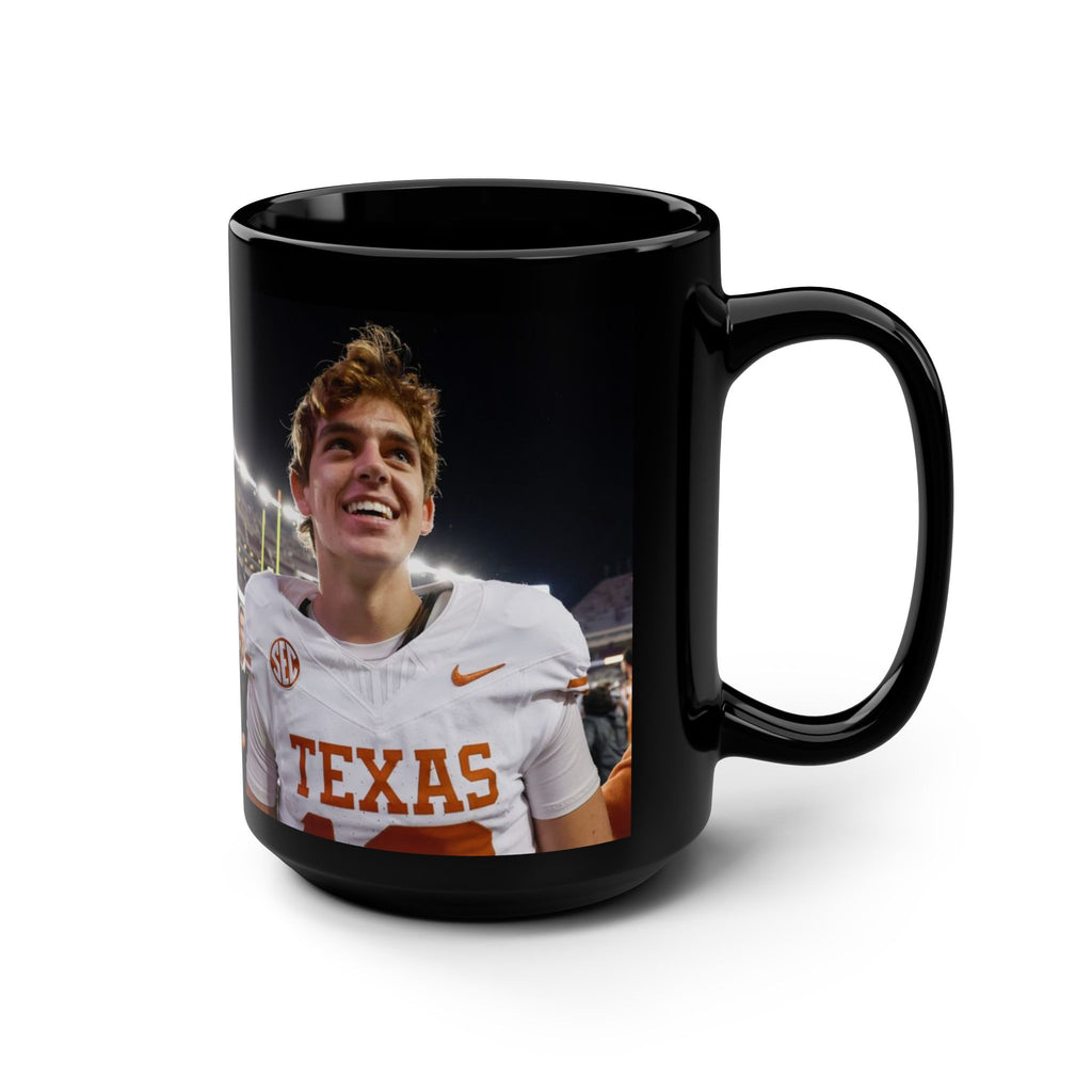 Arch Manning Black Mug, 15oz Texas Longhorns Coffee Mug Gift