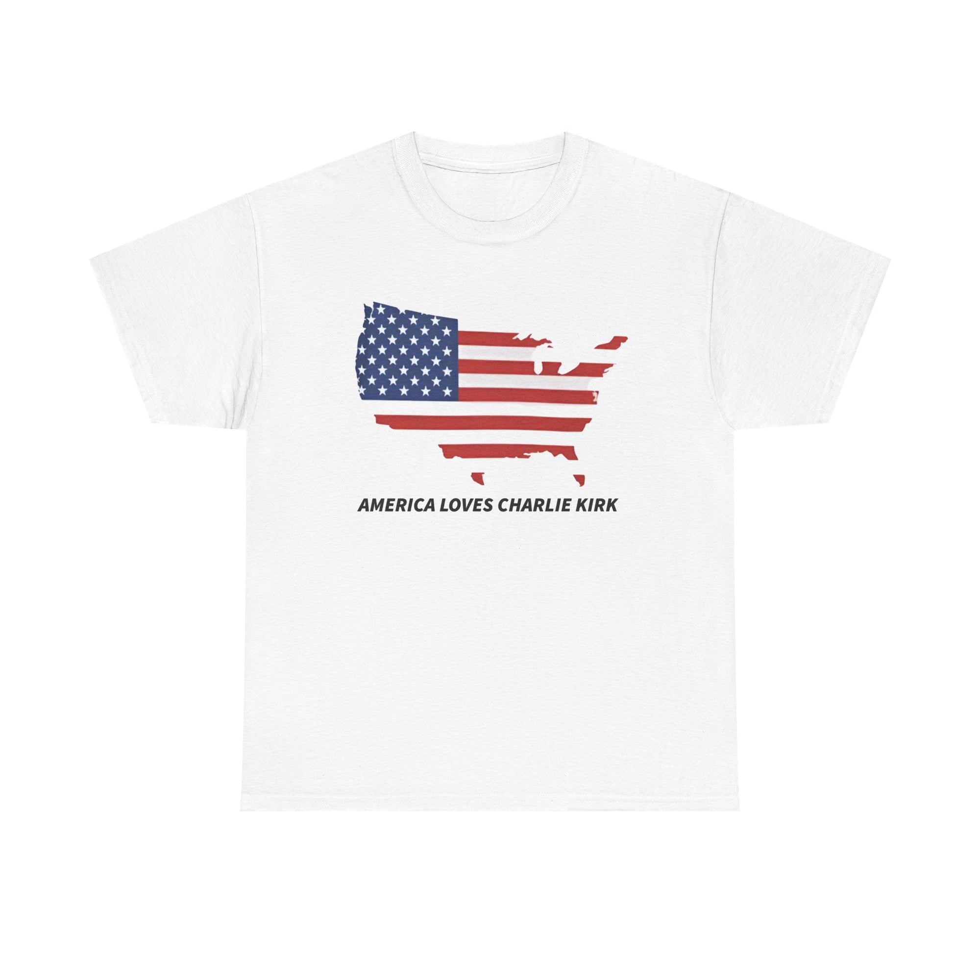 Charlie Kirk Shirt S-5XL Pray For Charlie Kirk T-Shirt America Loves Charlie Kirk