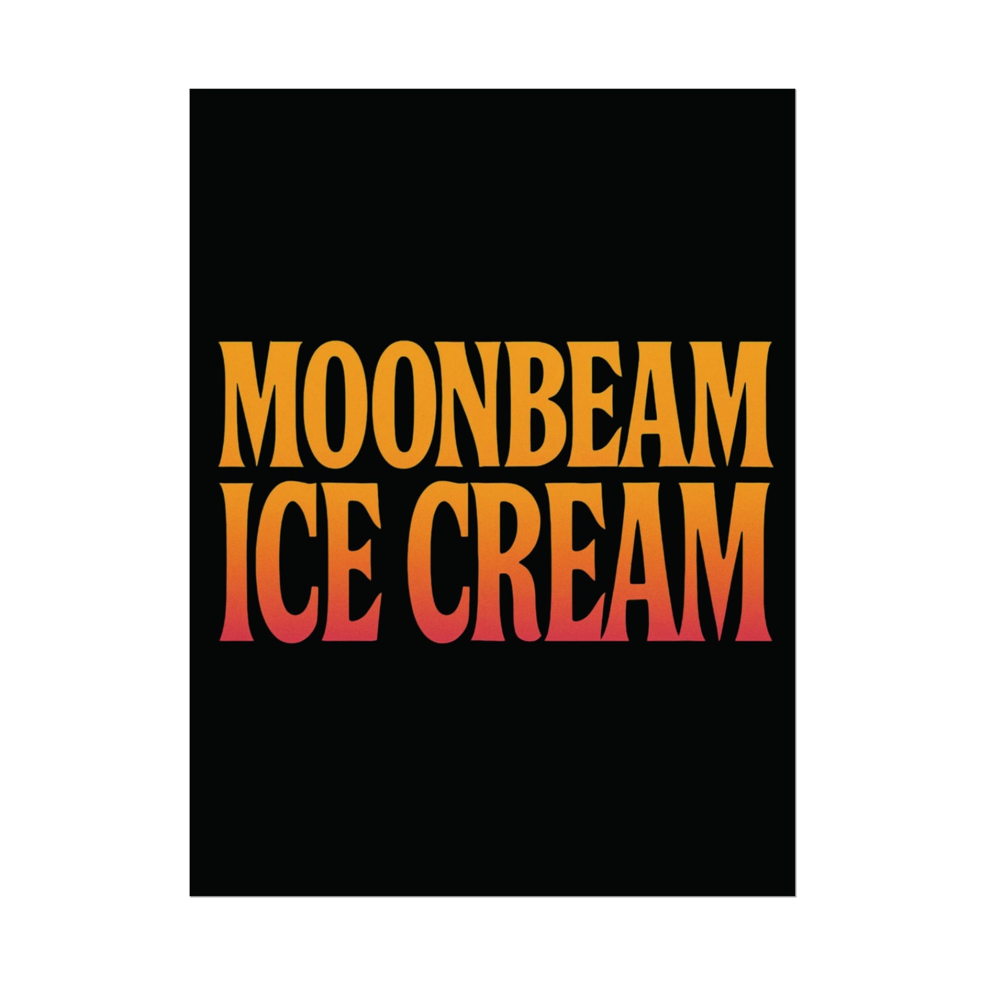Moonbeam Ice Cream Benson Boone Poster 18in x 24in Mystical Magical Poster