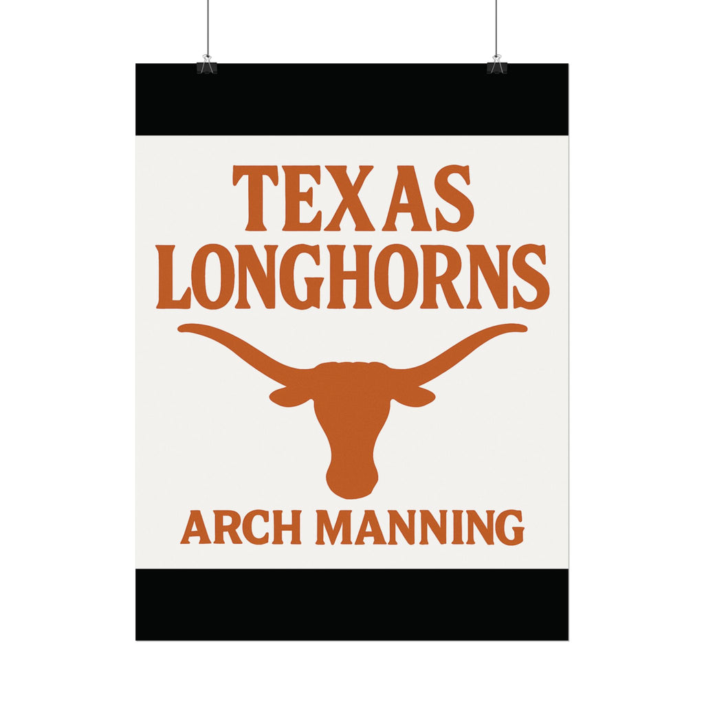 Arch Manning Poster 18in x 24in Texas Longhorns Arch Manning Poster
