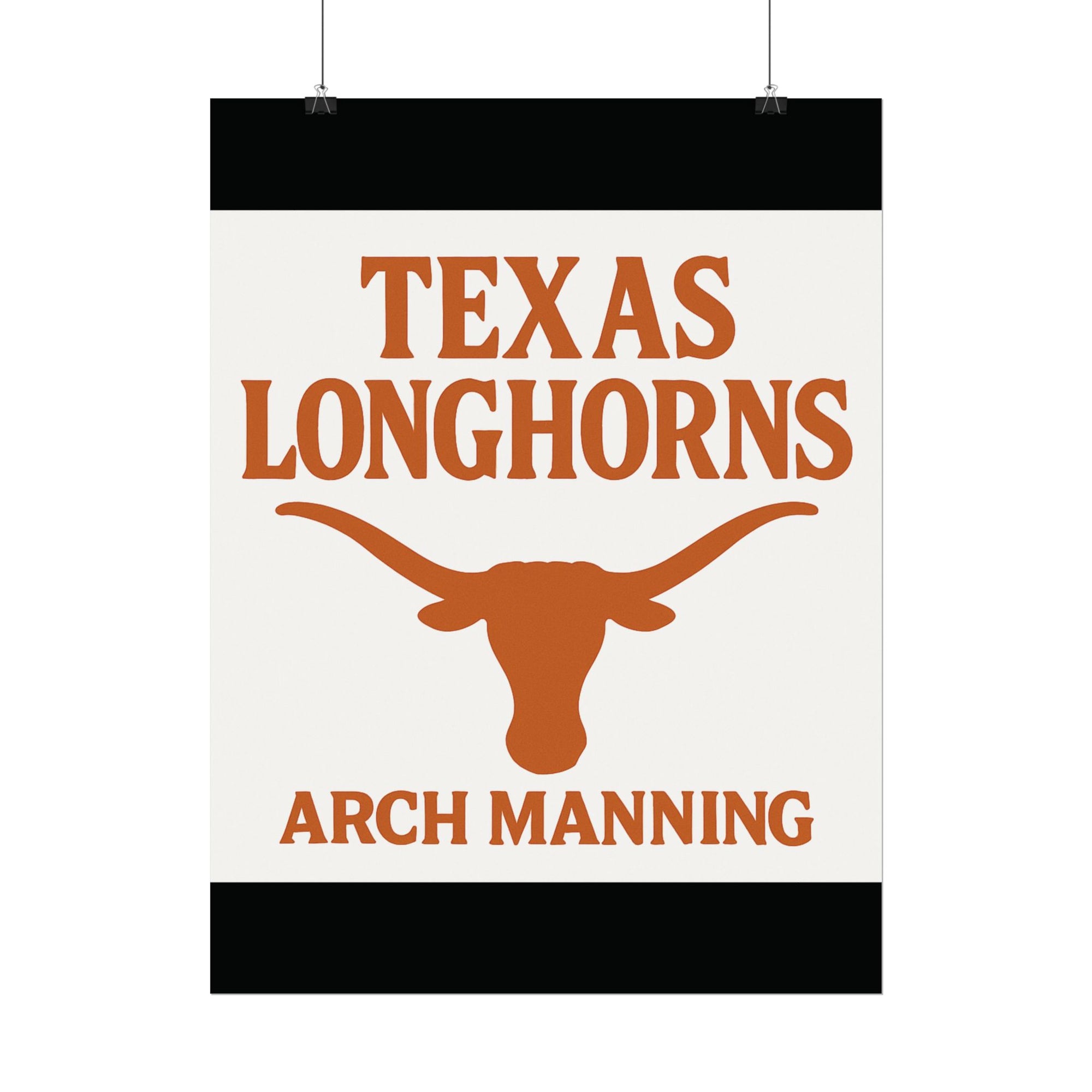 Arch Manning Poster 18in x 24in Texas Longhorns Arch Manning Poster