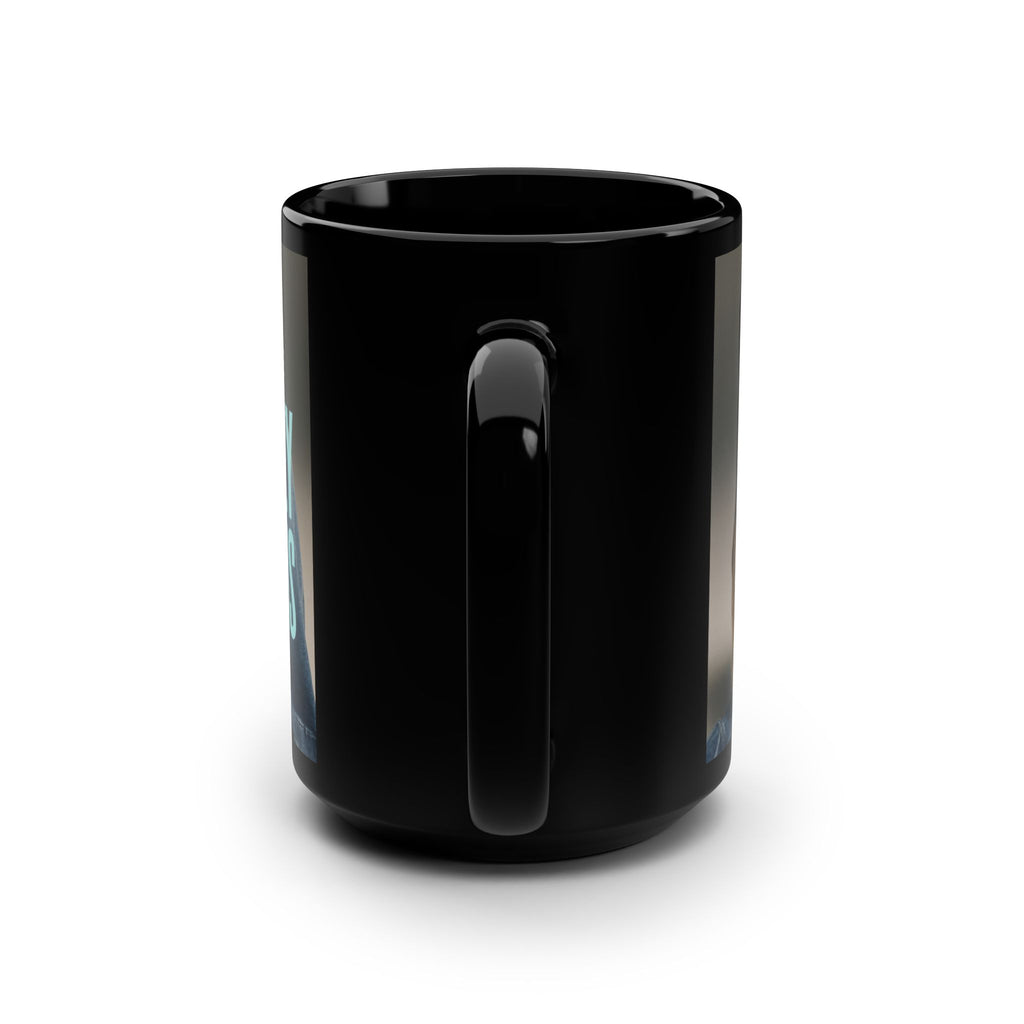 Sydney Sweeney Has Good Jeans Black Mug, 15oz Sydney Sweeney Coffee Mug