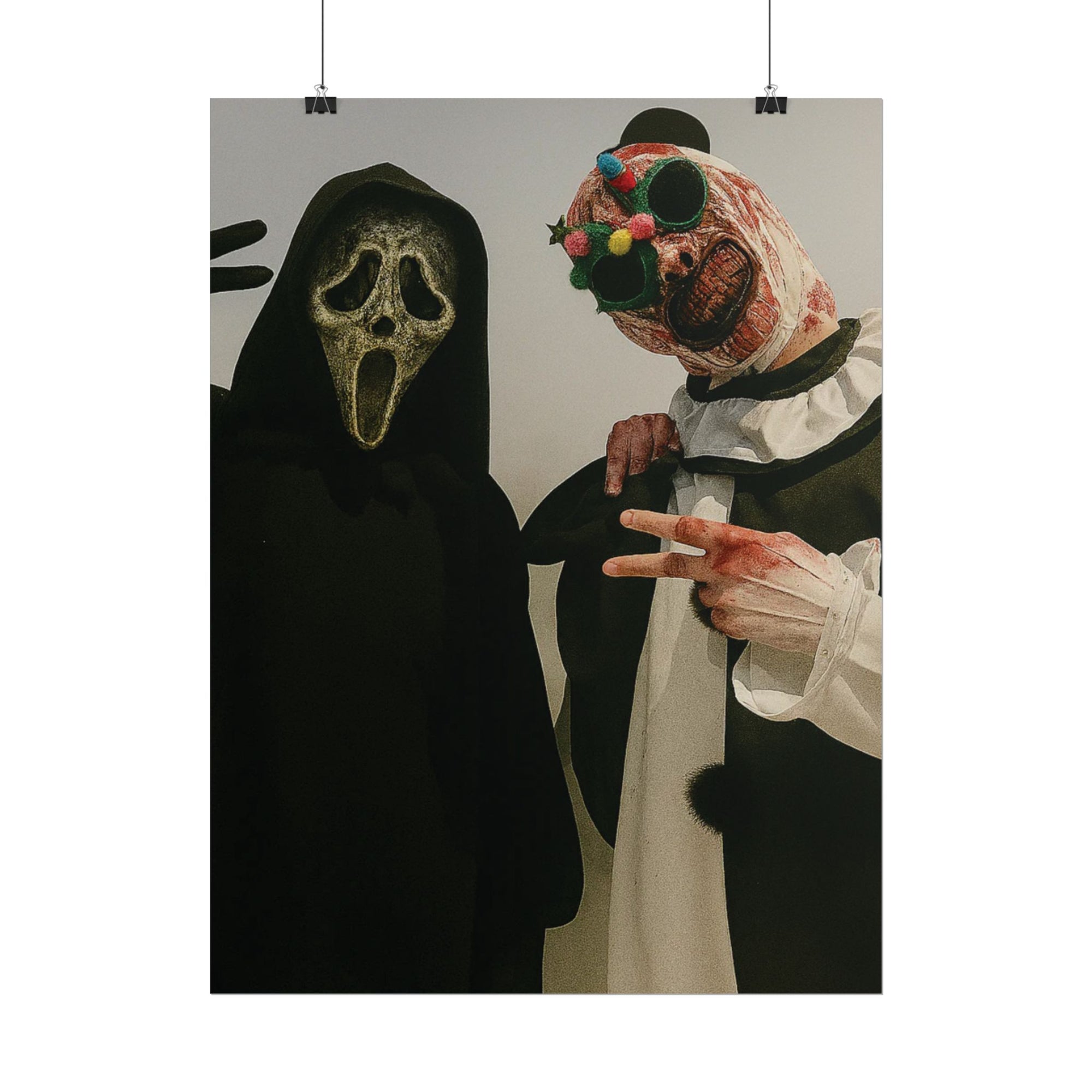 Art The Clown Poster 18in x 24in Poster Art the clown and Scream poster