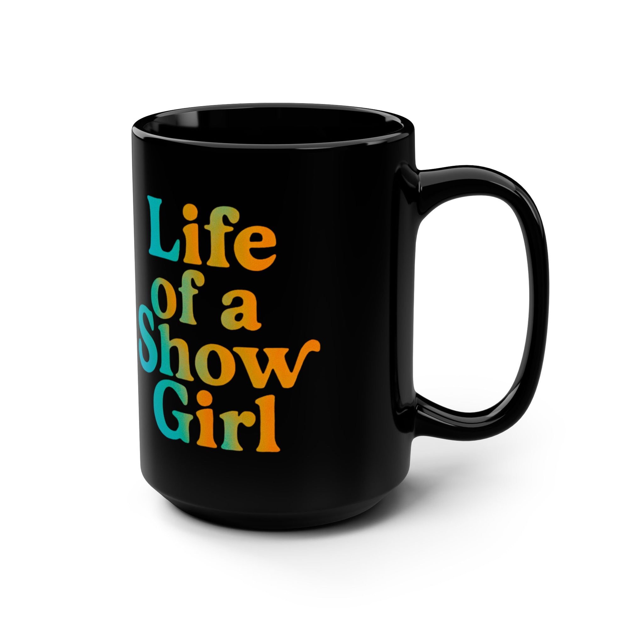 Life Of A Showgirl Black Mug, 15oz Taylor S wift Mug