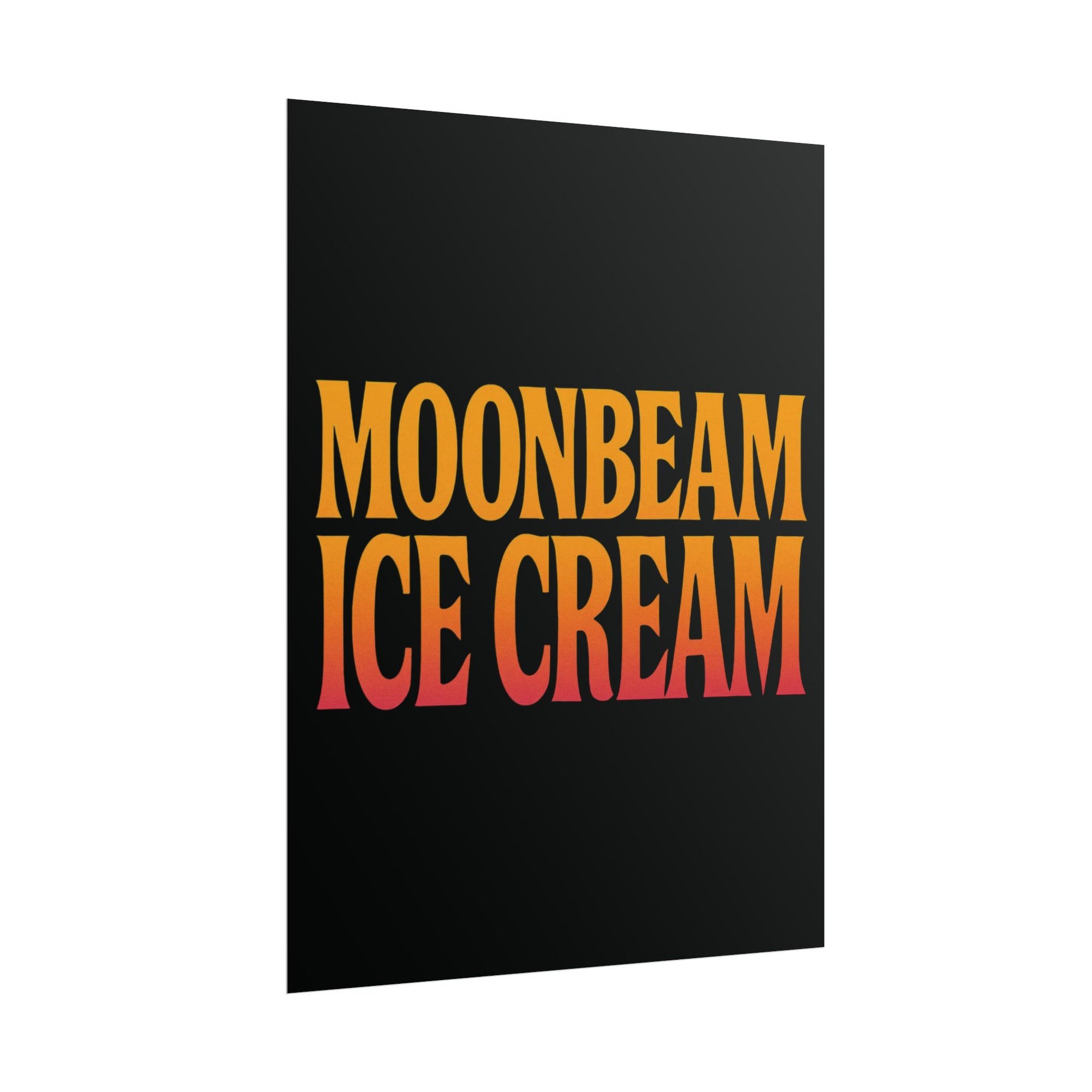 Moonbeam Ice Cream Benson Boone Poster 18in x 24in Mystical Magical Poster