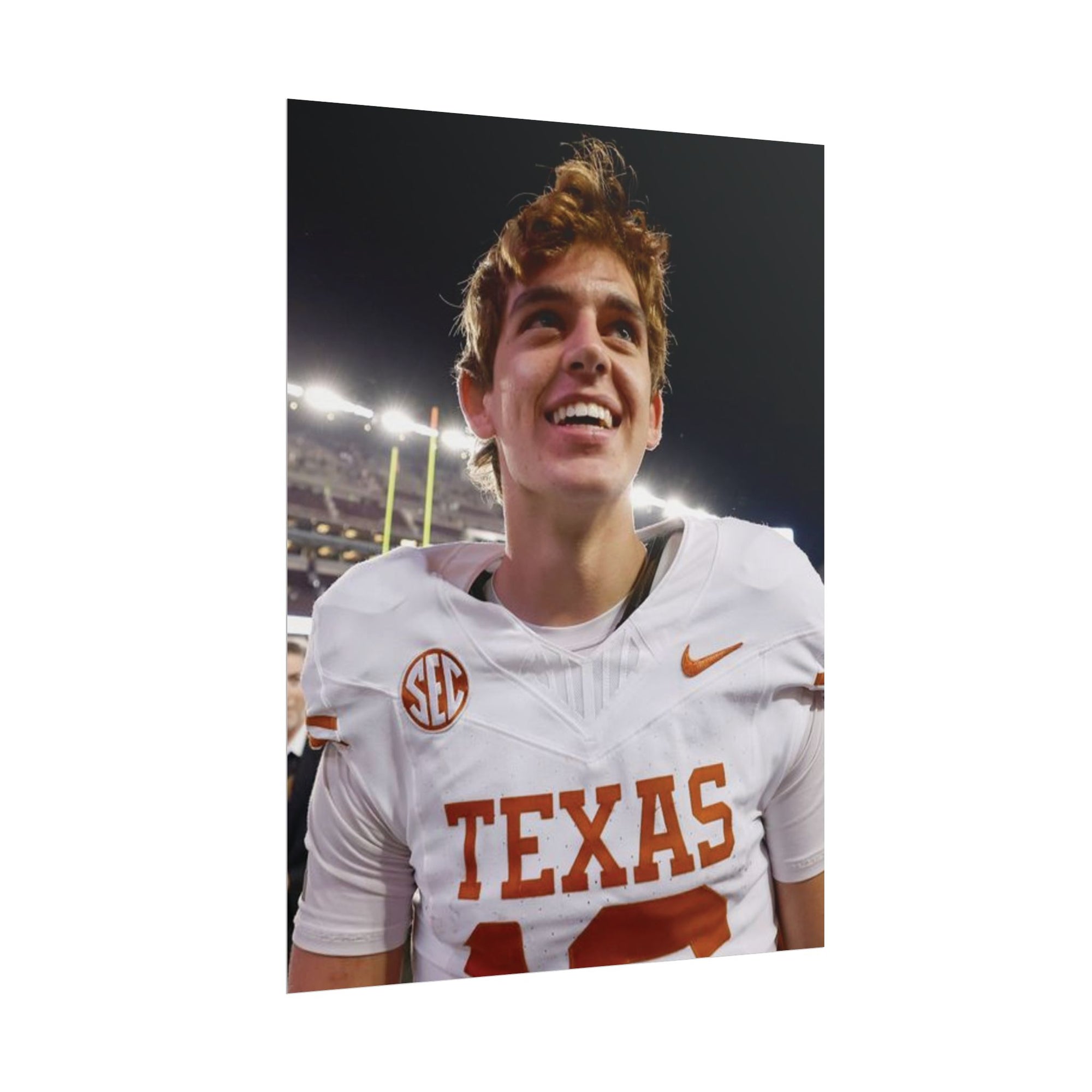 Arch Manning Poster 18in x 24in Texas Longhorns Arch Manning Poster