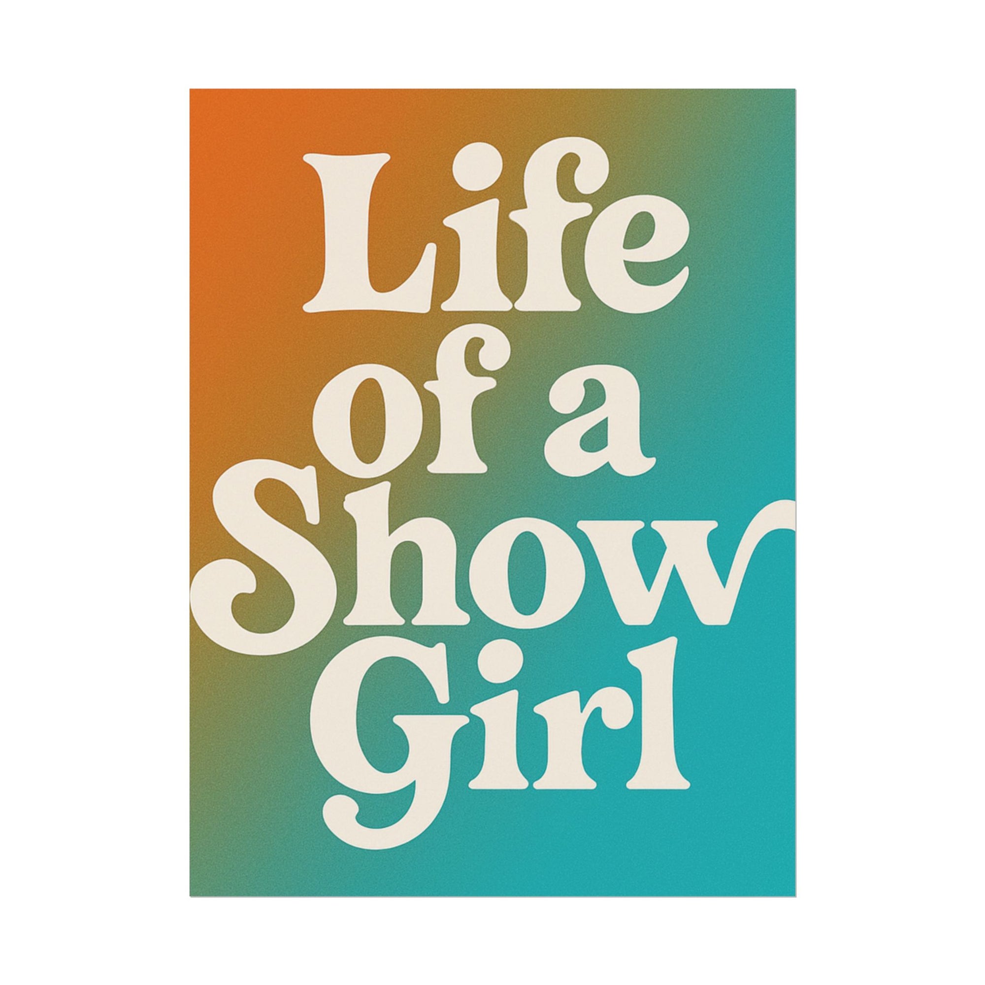 Life Of A Showgirl Poster 18in x 24in Poster Taylor Swi ft Poster