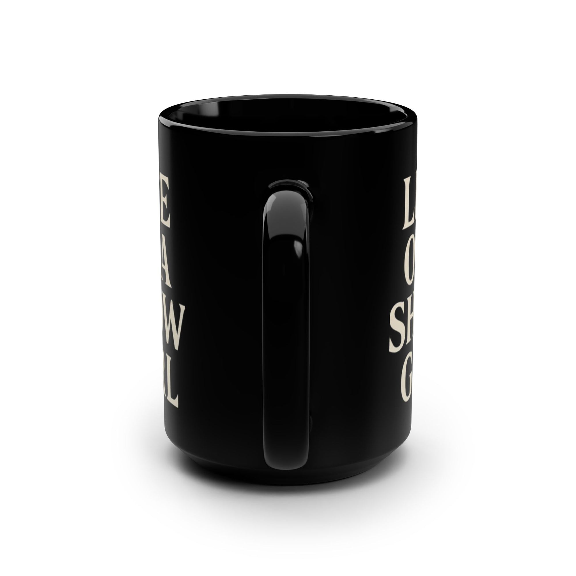 Life Of A Showgirl Black Mug, 15oz Taylor S wift Mug