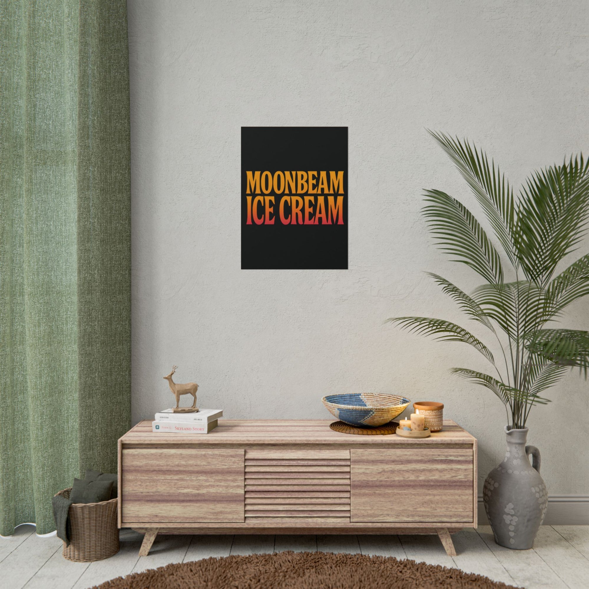Moonbeam Ice Cream Benson Boone Poster 18in x 24in Mystical Magical Poster