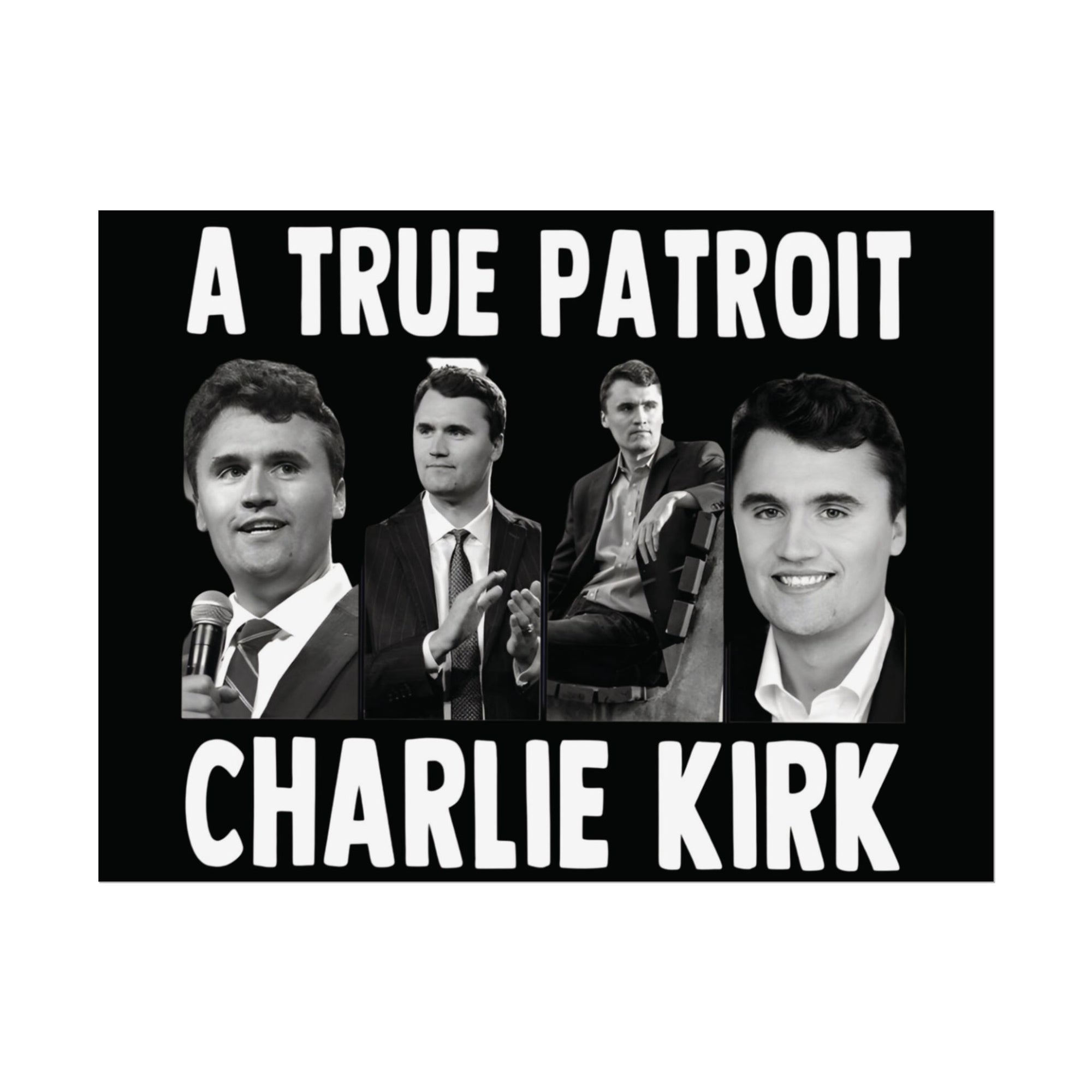 Charlie Kirk Poster 18in x 24in America loves charlie kirk poster