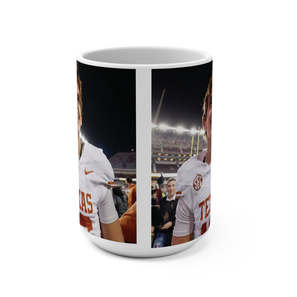 Arch Manning Coffee Mug 15oz Texas Longhorns Mug