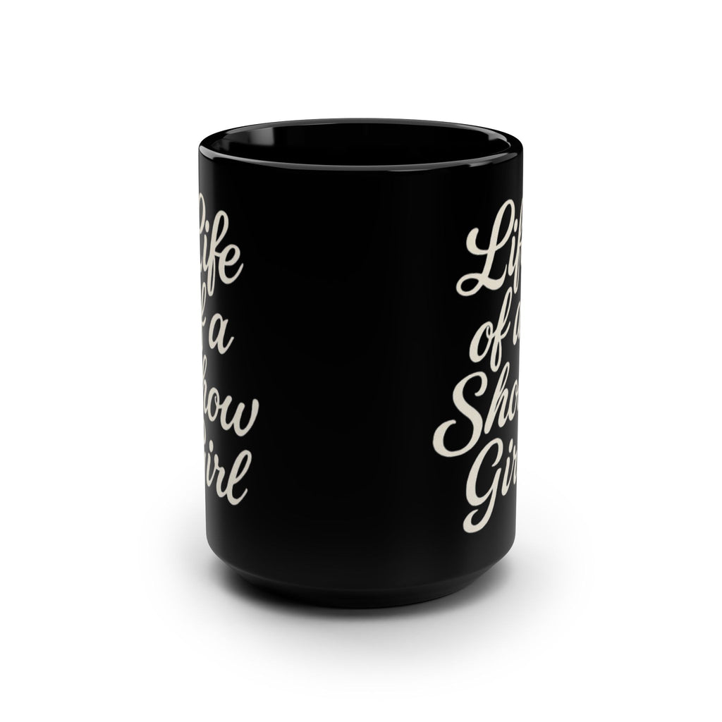 Life Of A Showgirl Black Mug, 15oz Taylor S wift Mug